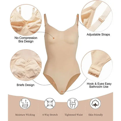 Elevate Your Style with Seamless Bodysuit Shapewear Underwear