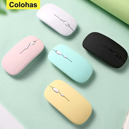 Wireless Bluetooth Mouse - Portable Magic Silent Ergonomic Mice for Laptops, iPads, Tablets, Notebooks, and Mobile Phones