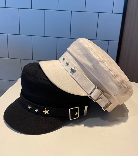 Parisian Chic: Women's Retro Cotton Beret Hat