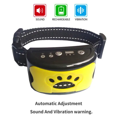 Ultrasonic Anti-Bark Dog Training Collar - Gentle, Effective Bark Control