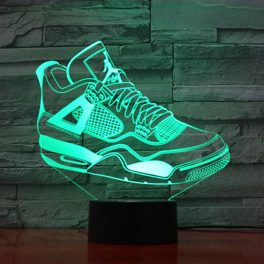 Light Up Your Style: 3D LED Sneaker Night Lamp
