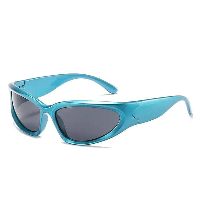 Edgy Elegance: Zonnebril Heren Sunglasses with UV400 Protection