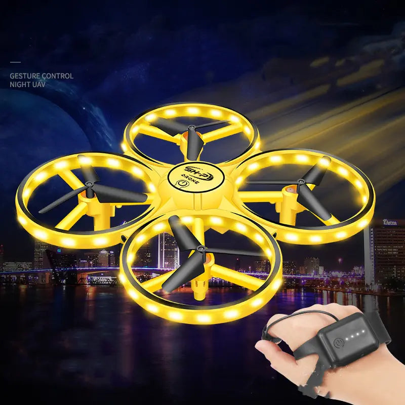 Gesture Sensing Drone with Smart Watch Remote Control