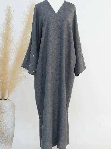 Chic & Comfortable: Modern Style Abaya Maxi Dress