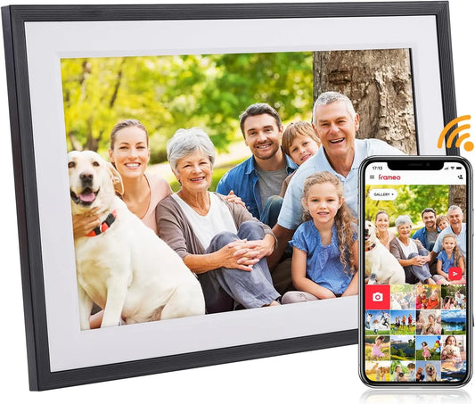 Frameo Digital Photo Frame: Share Memories, WiFi-Enabled, Touch Screen