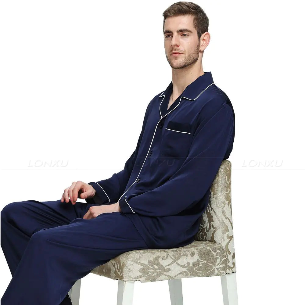Elevate Your Comfort with Our Men's Sleepwear Pajamas Set!