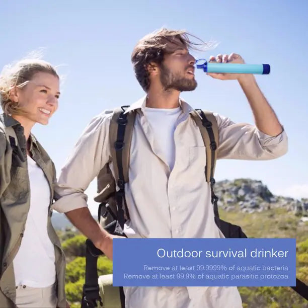 Emergency Survival Water Filter - Advanced Filtration for Safe Drinking Water Anywhere