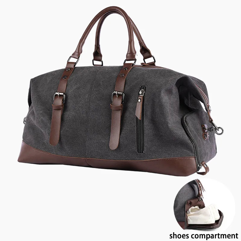 Durable Men's Travel Duffel Bag - Spacious & Stylish