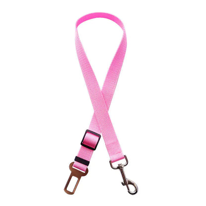 Adjustable Dog Safety Seat Belt - Secure and Stylish Protection for Your Pet on the Go