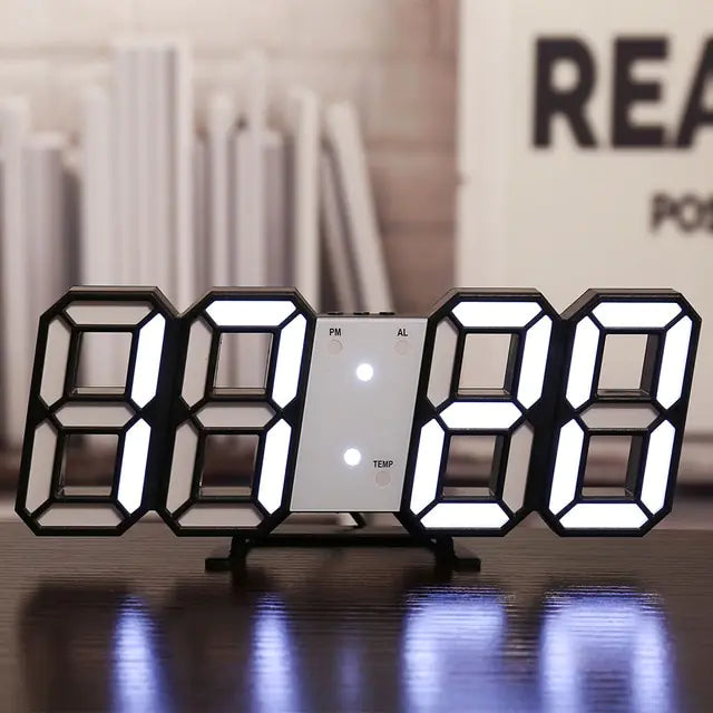 Organize Your Day: Versatile LED Clock with Date & Temperature