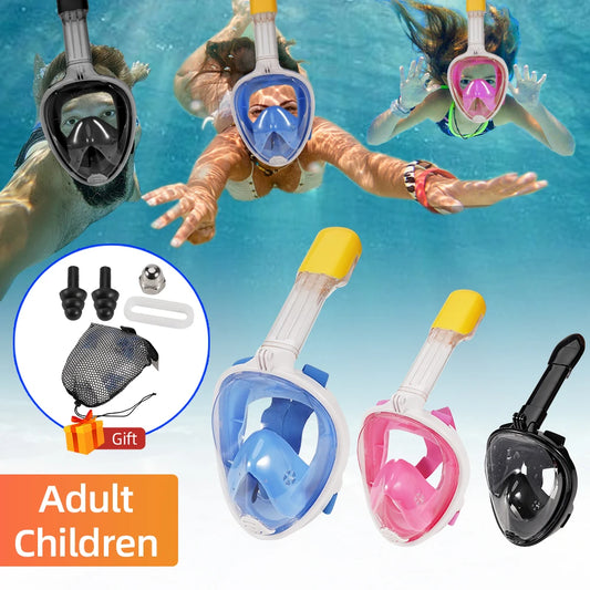 Full-Face Snorkel Mask: Breathe Easy, See Clearly, Explore More!