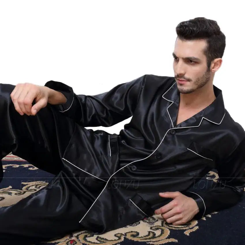 Elevate Your Comfort with Our Men's Sleepwear Pajamas Set!