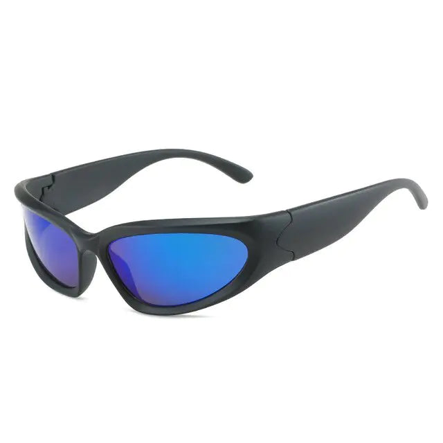 Edgy Elegance: Zonnebril Heren Sunglasses with UV400 Protection