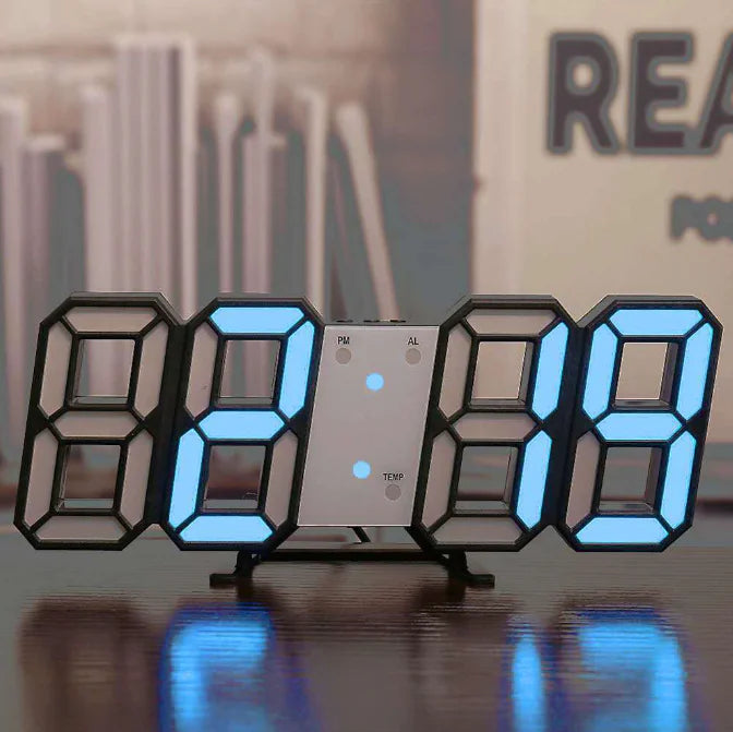 Organize Your Day: Versatile LED Clock with Date & Temperature