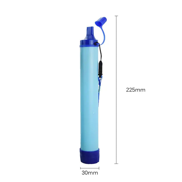 Emergency Survival Water Filter - Portable Purifier for Camping, Hiking, and Outdoor Adventures