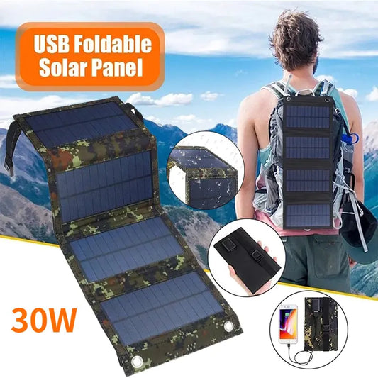 Foldable Solar Panel Charger - Power Your Adventures
