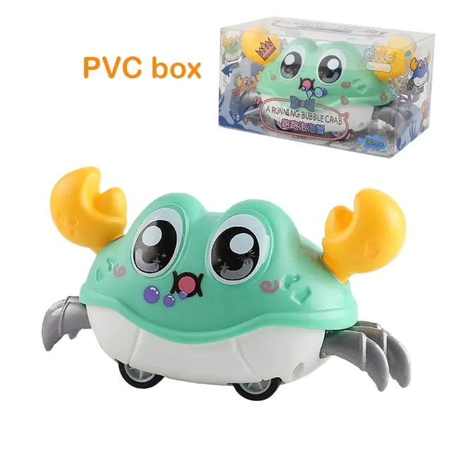 Time To Meet Your Baby's New Scuttling Sidekick! Interactive Crawling Crab Toy