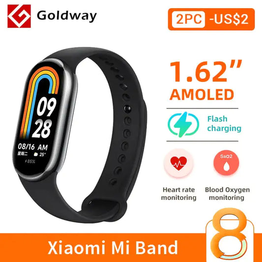 Waterproof Smart Band 8 by Xiaomi - Advanced Health and Activity Tracking