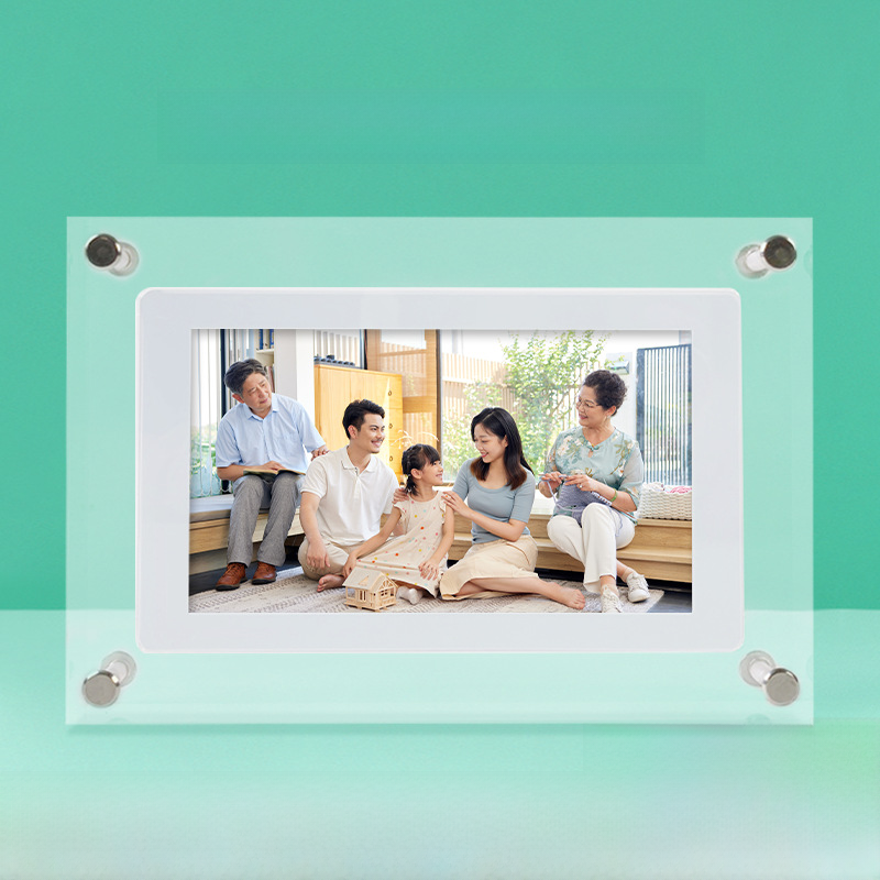 5-Inch Acrylic Digital Photo Frame - High-End IPS Screen Electronic Album and NFT Display