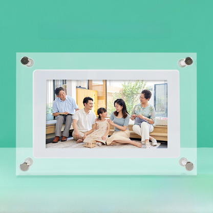 5-Inch Acrylic Digital Photo Frame - High-End IPS Screen Electronic Album and NFT Display