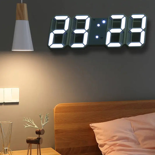 Organize Your Day: Versatile LED Clock with Date & Temperature