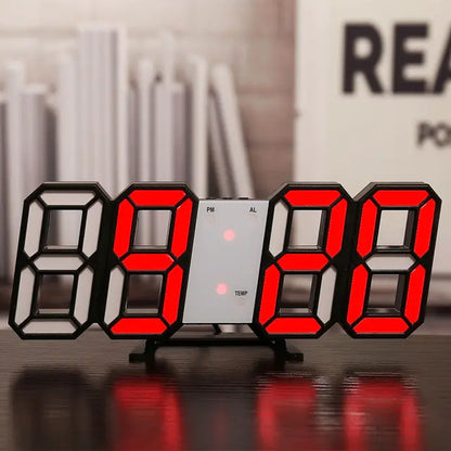 Organize Your Day: Versatile LED Clock with Date & Temperature