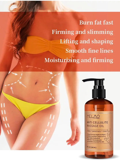 Anti-Cellulite Massage Oil - Natural Firming and Toning Solution