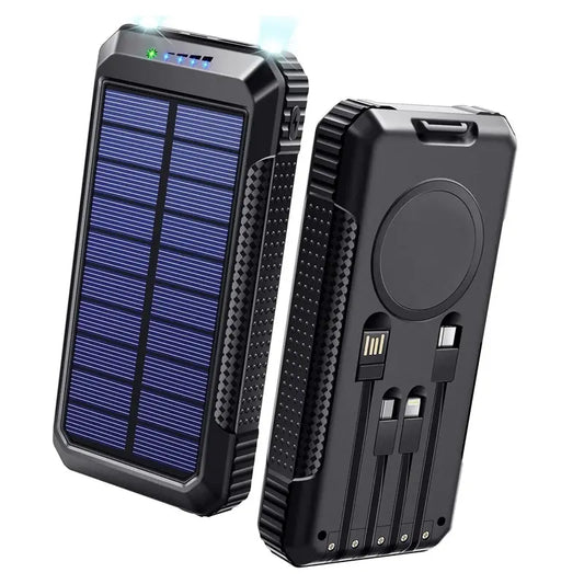 Stay Charged On the Go: Solar Power Bank with Ultimate Capacity