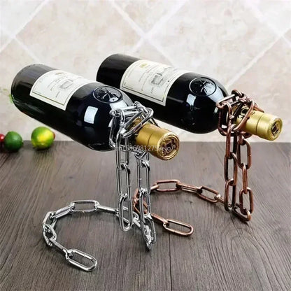 Showcase Your Wine: Single-Bottle Suspension Rack for Sophisticated Display