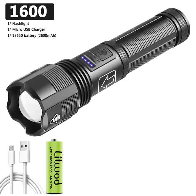 lluminate Your Adventures with the High-Quality Tactical Hunting LED Flashlight