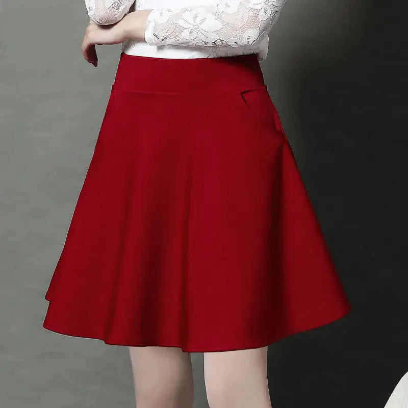 Elegant Cotton Skirt with Pockets: Versatile Chic and Comfort