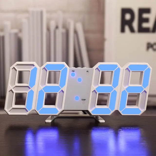 Organize Your Day: Versatile LED Clock with Date & Temperature