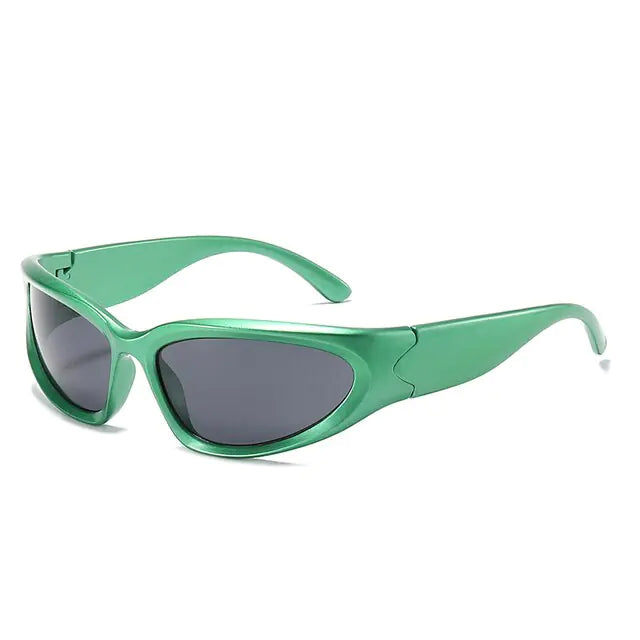 Edgy Elegance: Zonnebril Heren Sunglasses with UV400 Protection