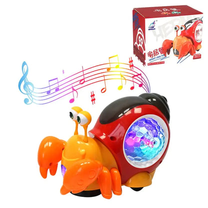 Time To Meet Your Baby's New Scuttling Sidekick! Interactive Crawling Crab Toy